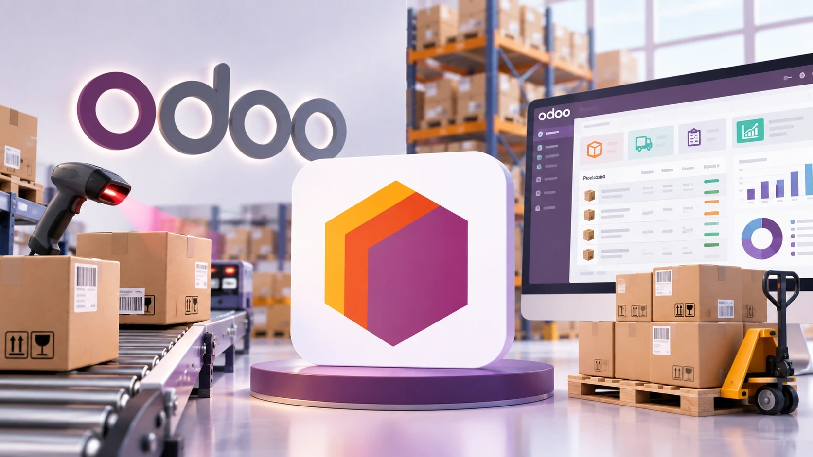 ماژول انبارداری در odoo 20